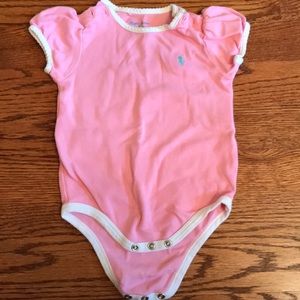 Ralph Lauren Pink Onesie